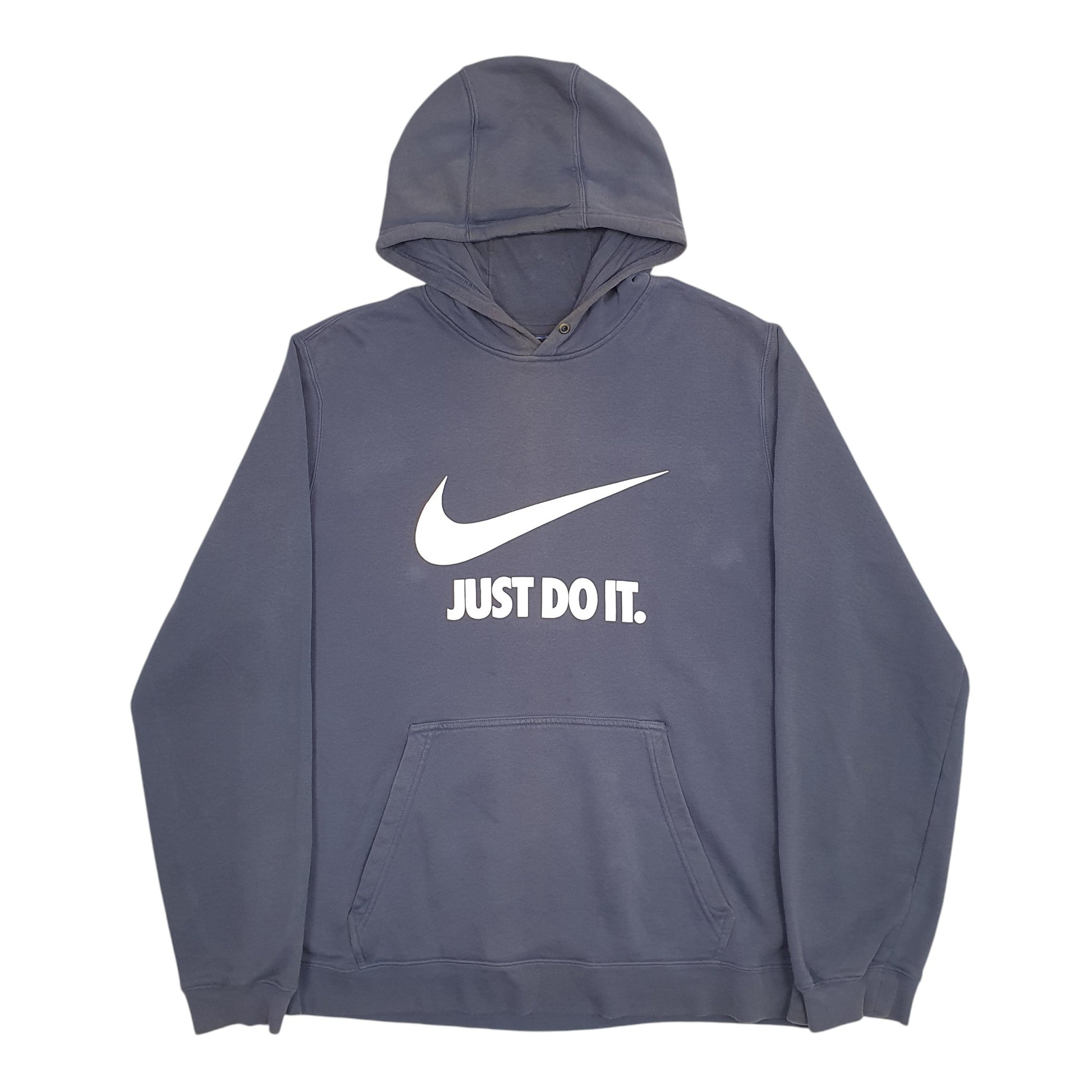 Mens Navy Nike Just Do It Hoodie Jumper
