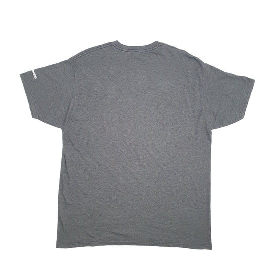 Mens Grey Columbia Sportswear  Short Sleeve T Shirt