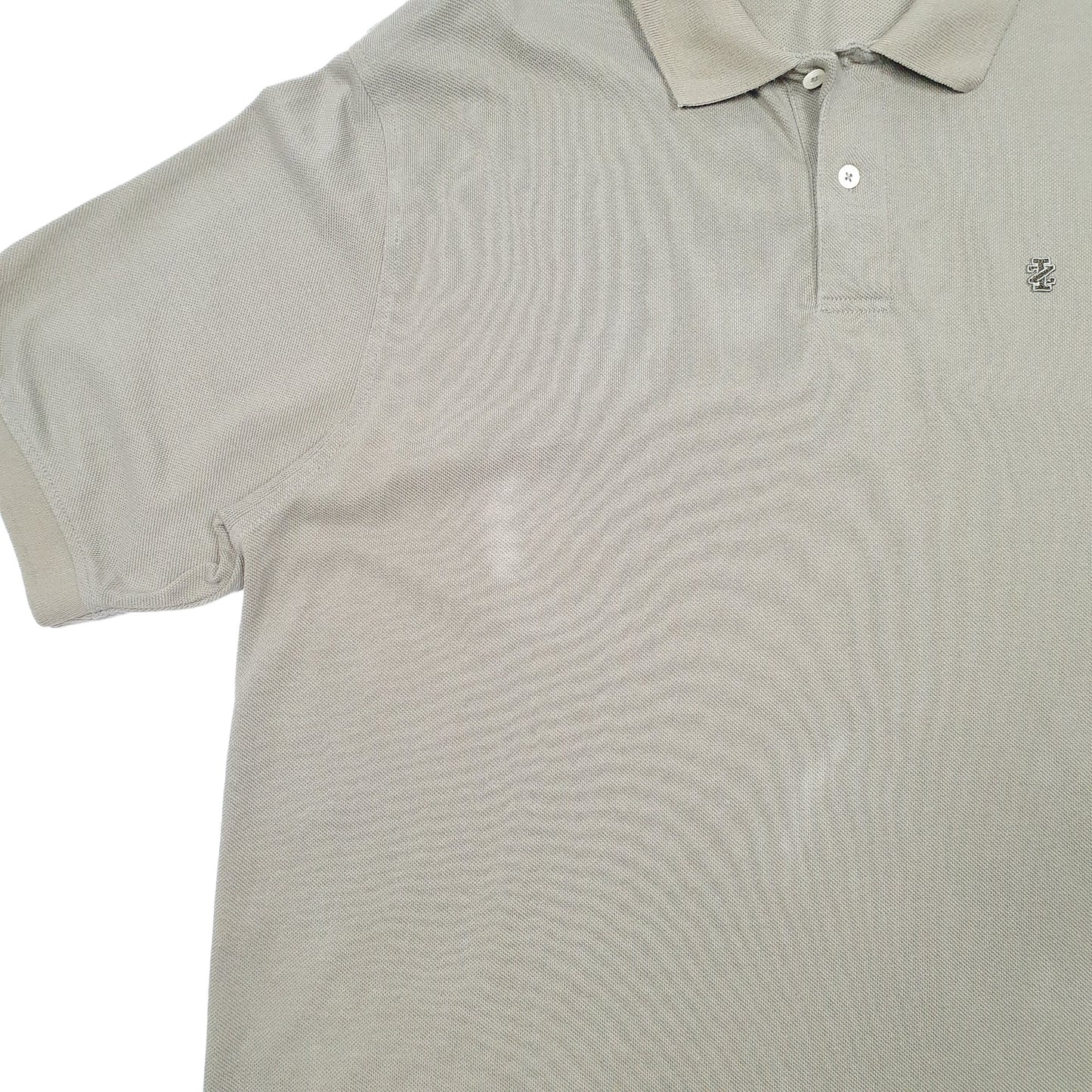 Mens Khaki Izod  Short Sleeve Polo Shirt