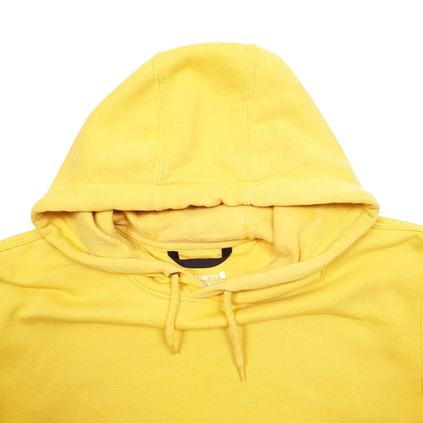 Mens Yellow Carhartt Workwear Hoodie Jumper