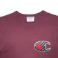 Mens Burgundy Champion  Short Sleeve T Shirt