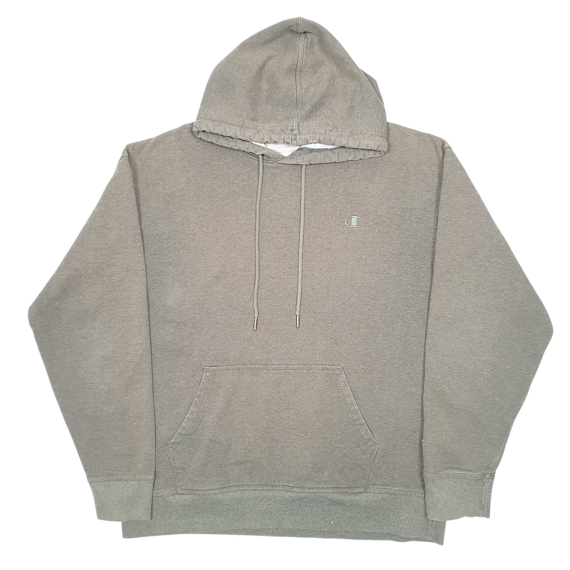 Mens Khaki Champion  Hoodie Jumper