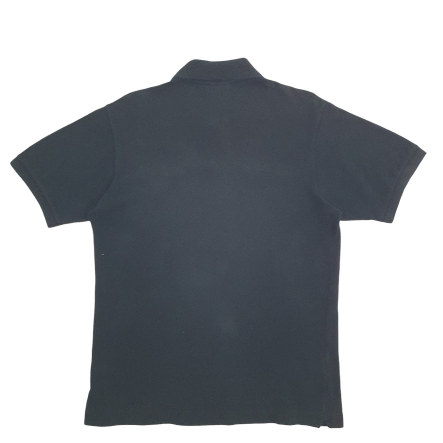 Mens Black Lacoste  Short Sleeve Polo Shirt