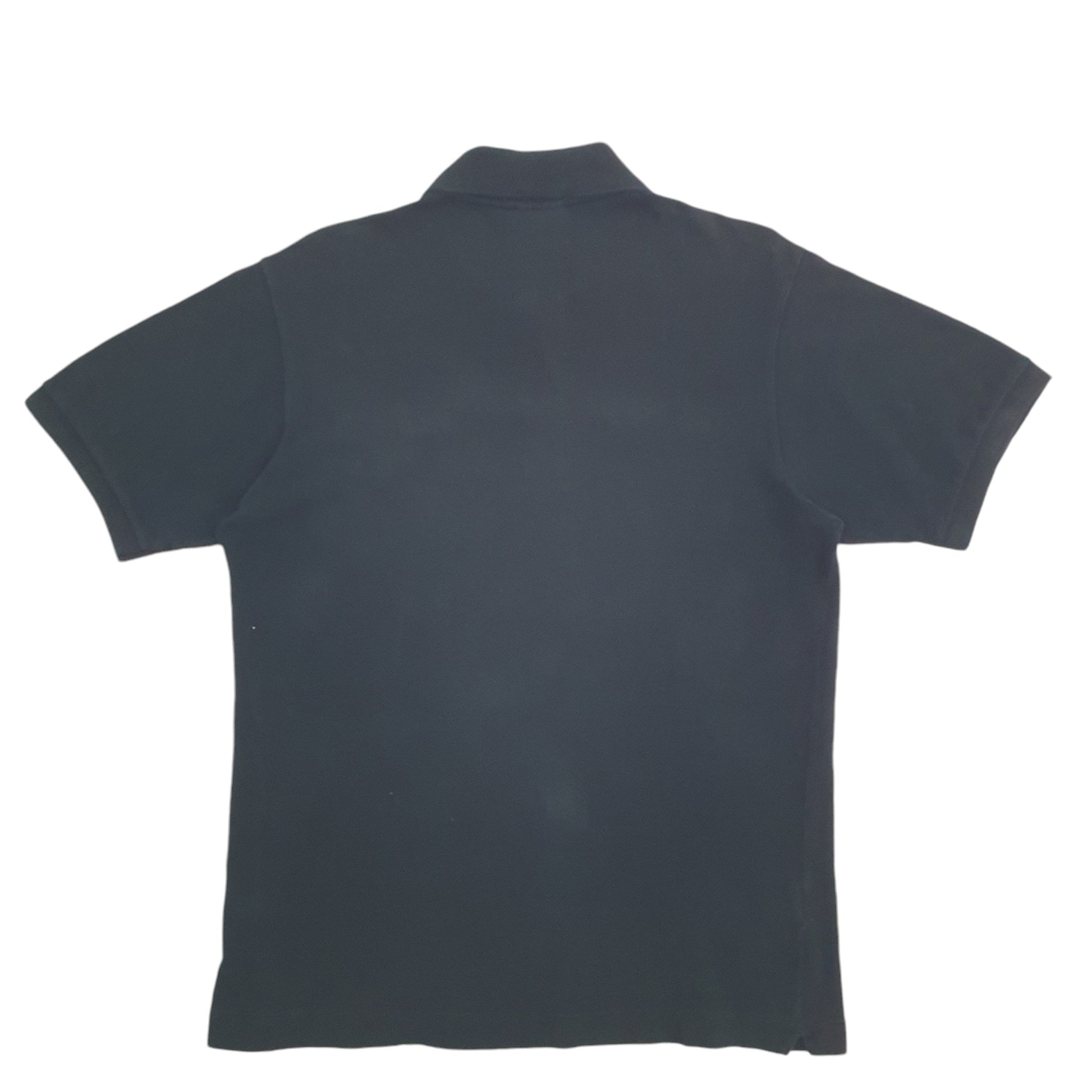 Mens Black Lacoste  Short Sleeve Polo Shirt