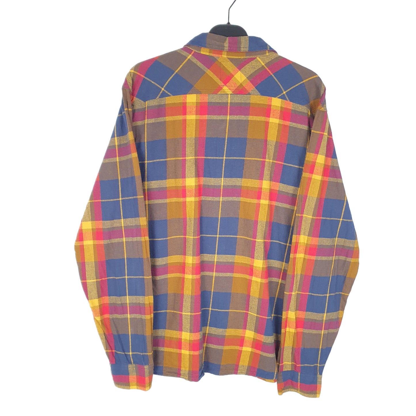 Mens Navy Levis Flannel Long Sleeve Shirt