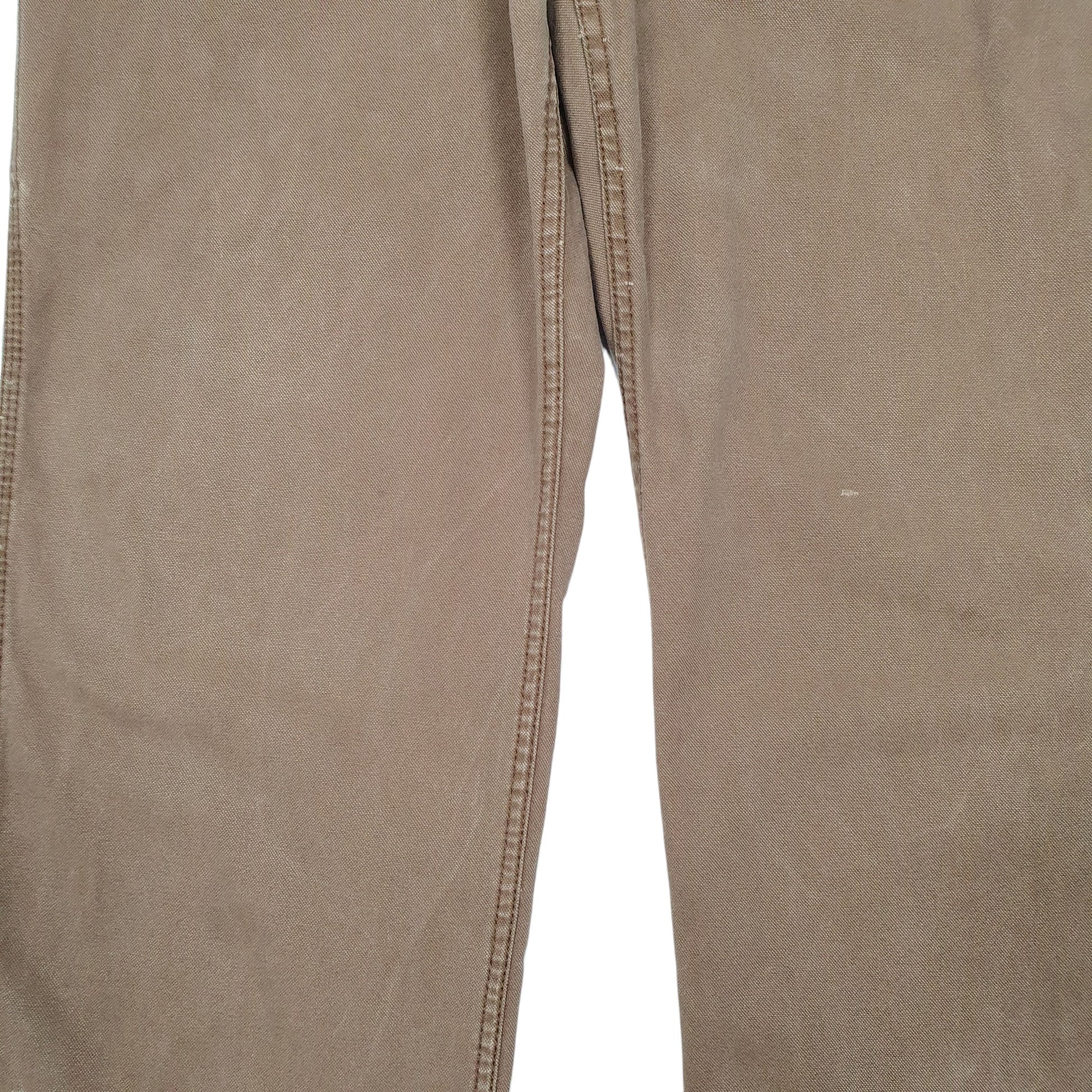 Mens Brown Schmidt Workwear Carpenter Trousers