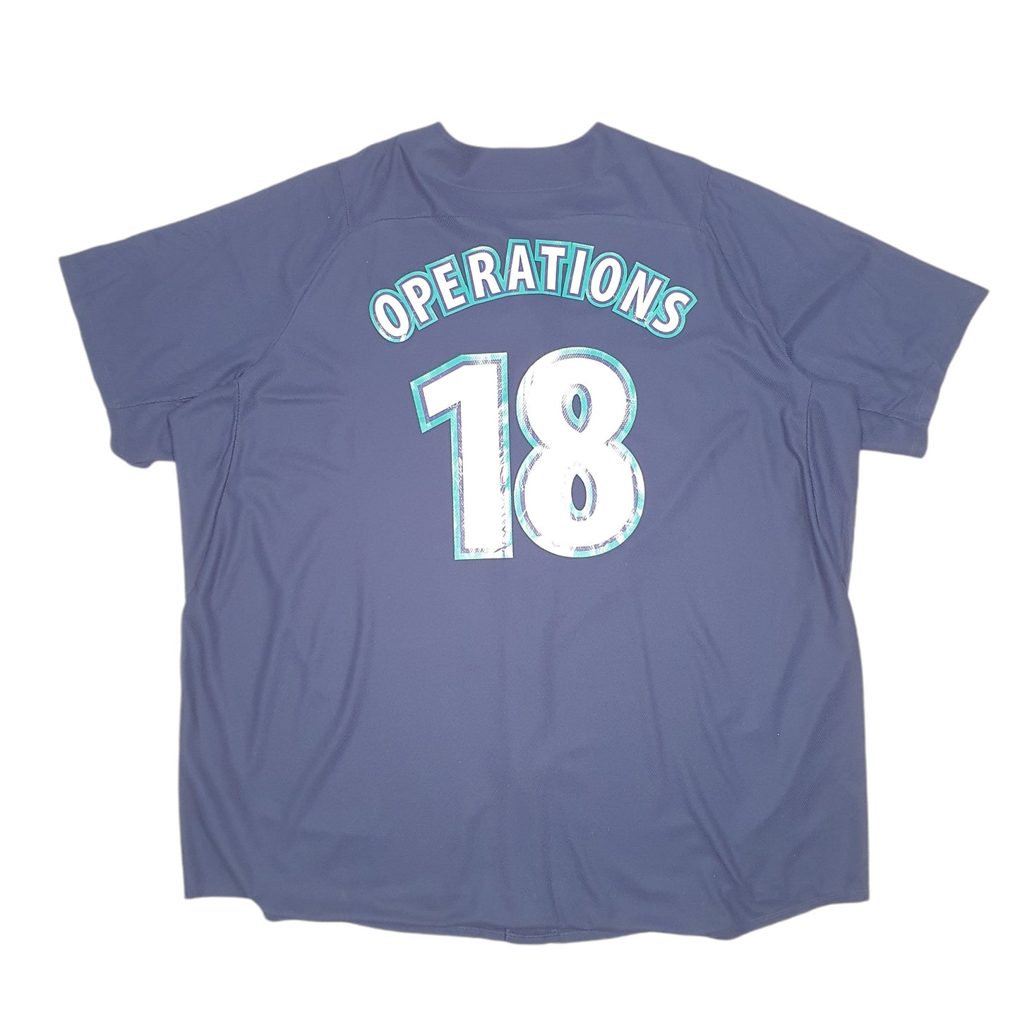 Mens Navy New Era MLB Baseball Jersey Tableau Operations Analytics Short Sleeve T Shirt