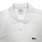 Mens White Lacoste  Short Sleeve Polo Shirt