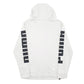 Mens White Puma  Hoodie Jumper