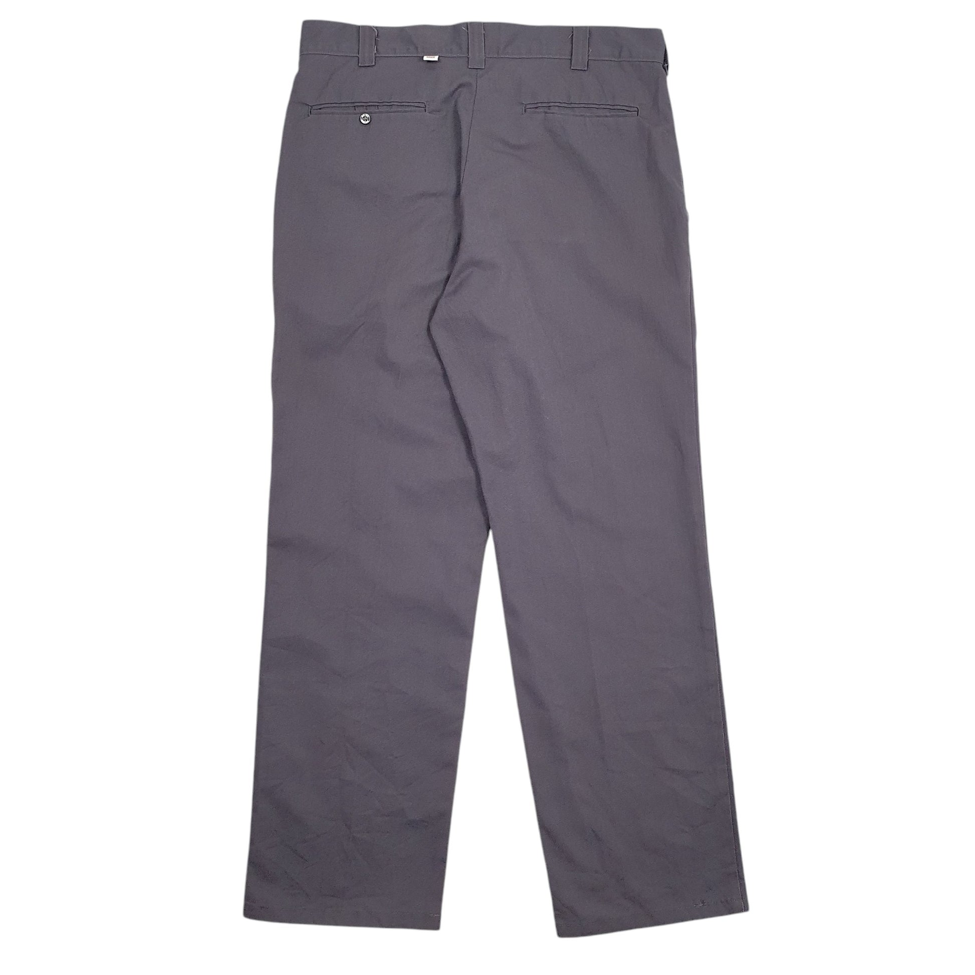 Mens Grey Big Bill Work Wear Chino Trousers