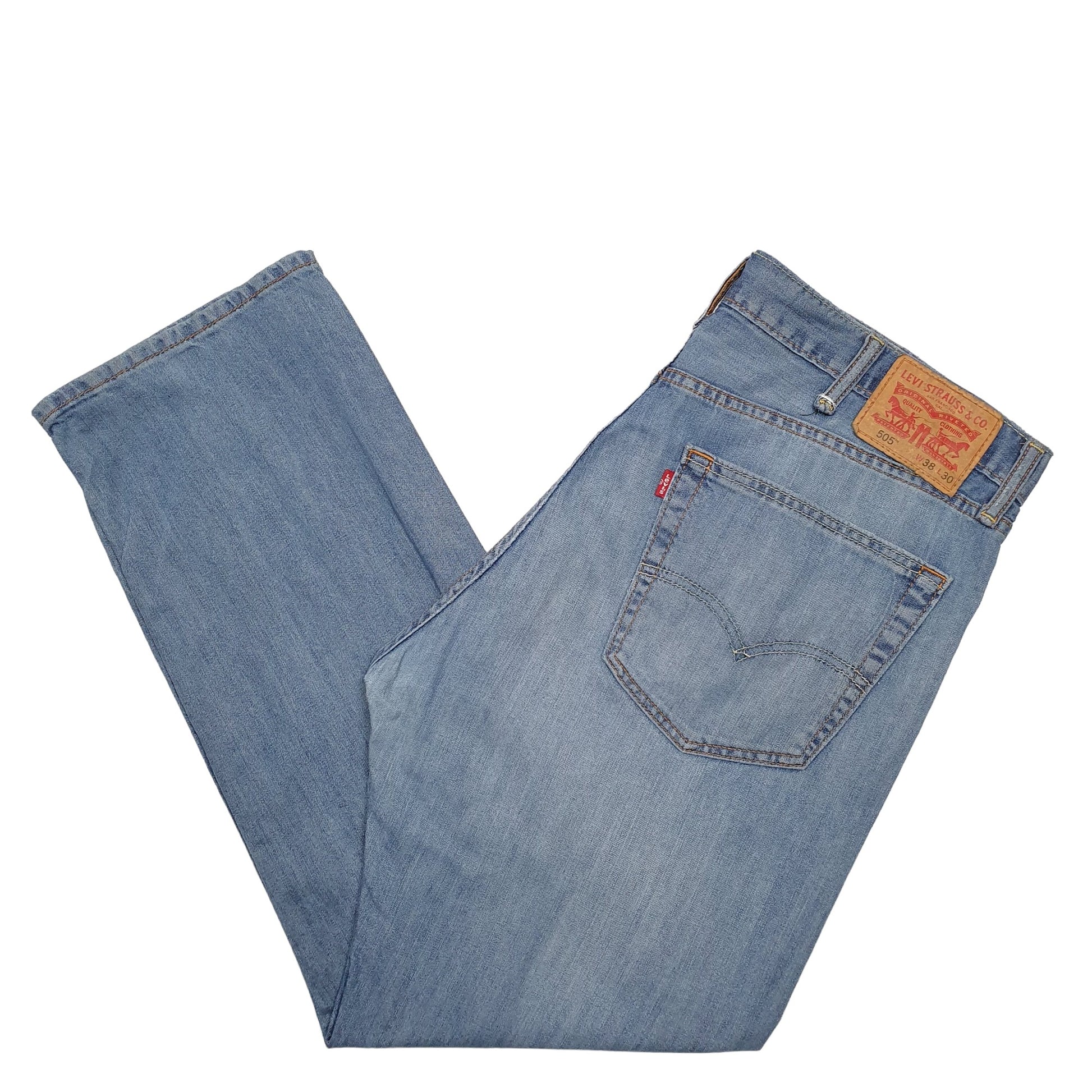 Mens Blue Levis  505 JeansW38 L30