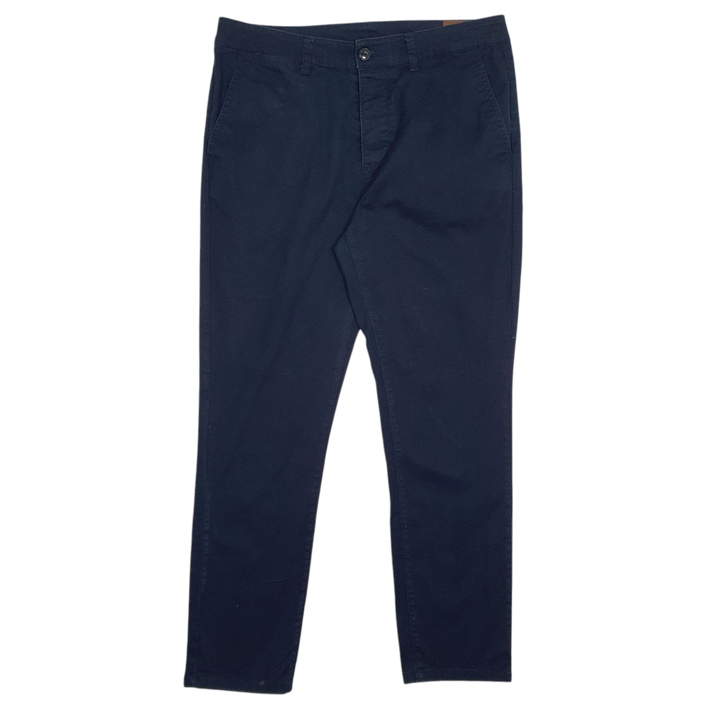 Mens Navy Asos  Chino Trousers