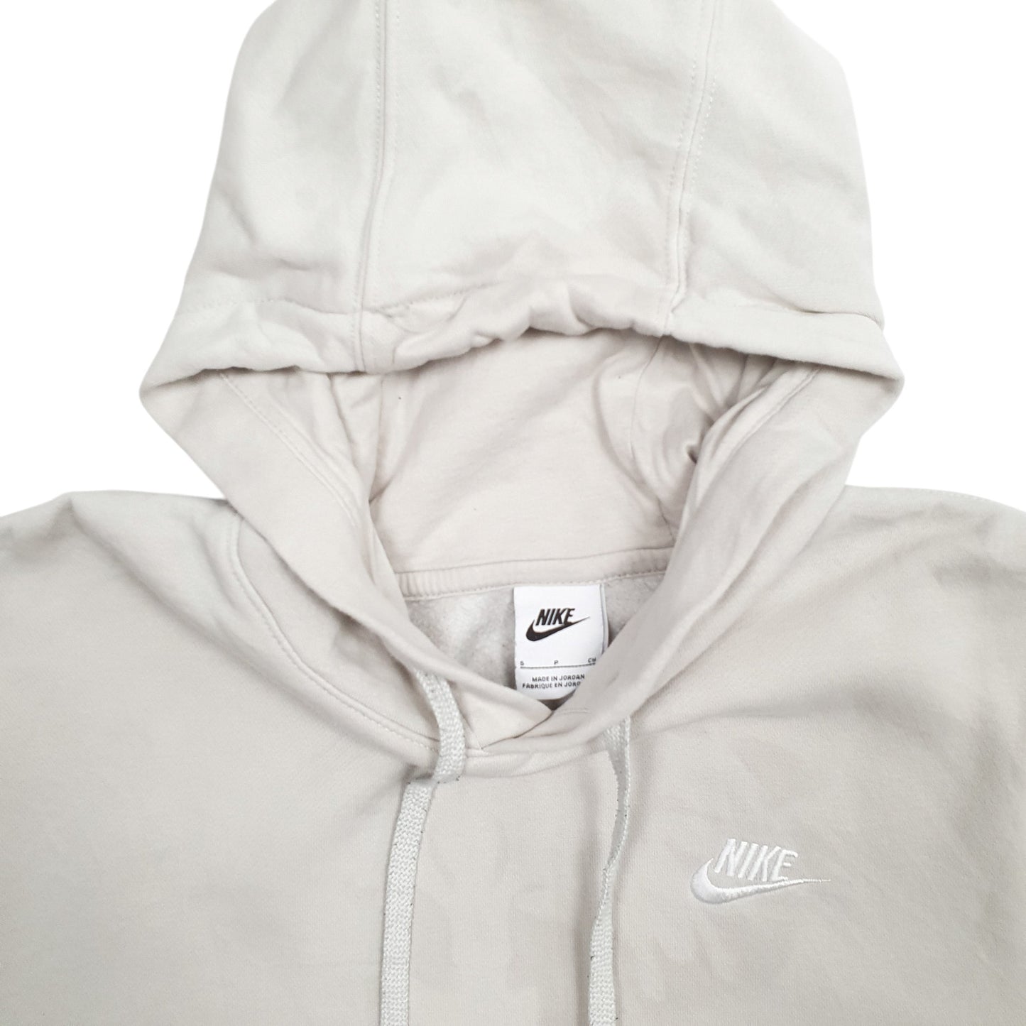 Mens Cream Nike  Hoodie Jumper
