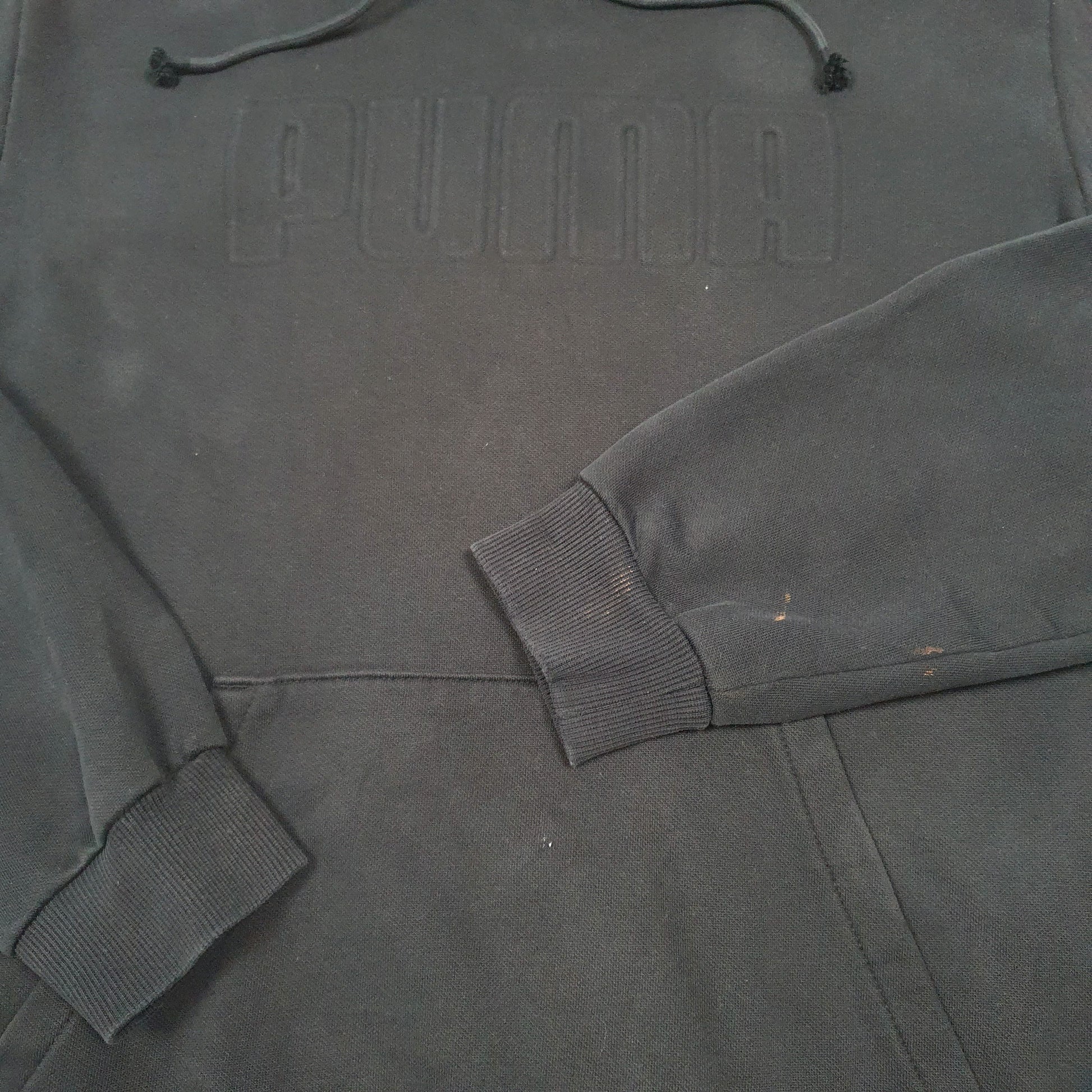 Mens Black Puma Puma Hoodie Jumper