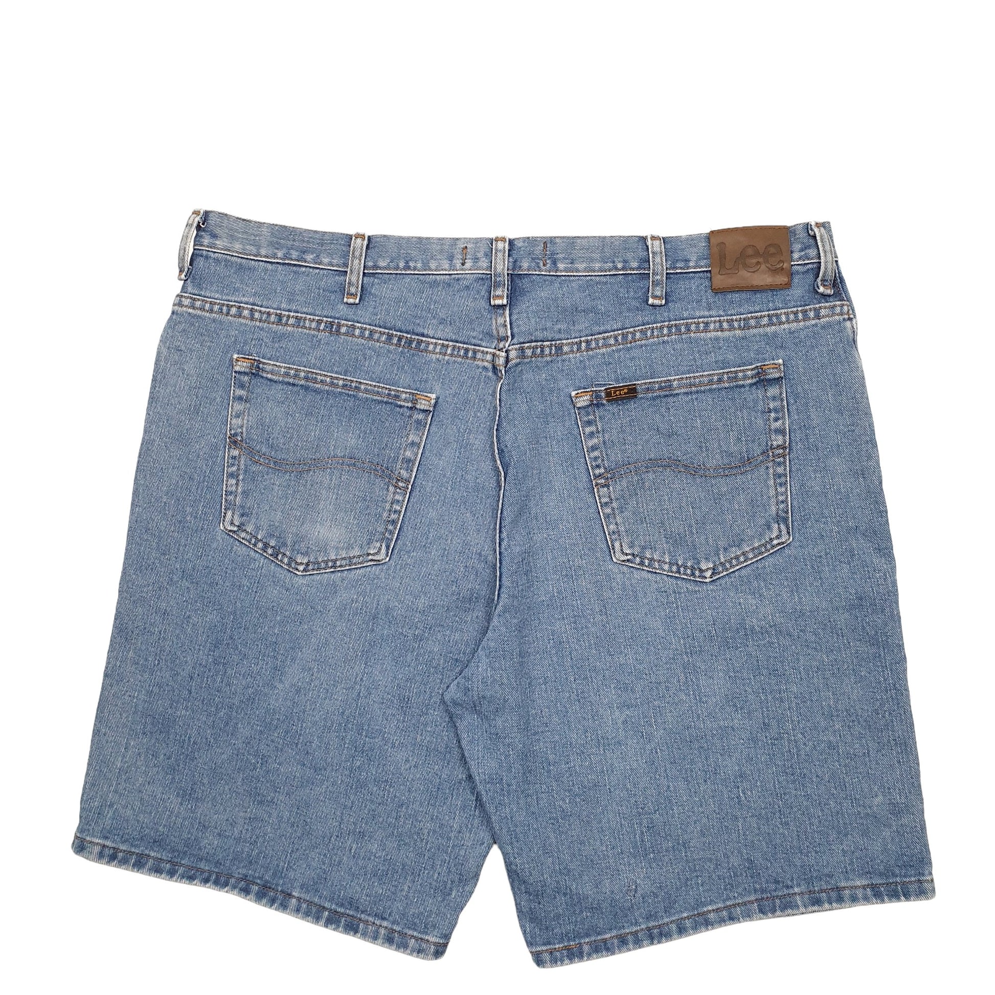 Mens Blue Lee  Denim Shorts