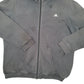 Mens Black Adidas Hoodie Full Zip Jumper