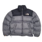 Mens Grey The North Face Nuptse 700  Coat