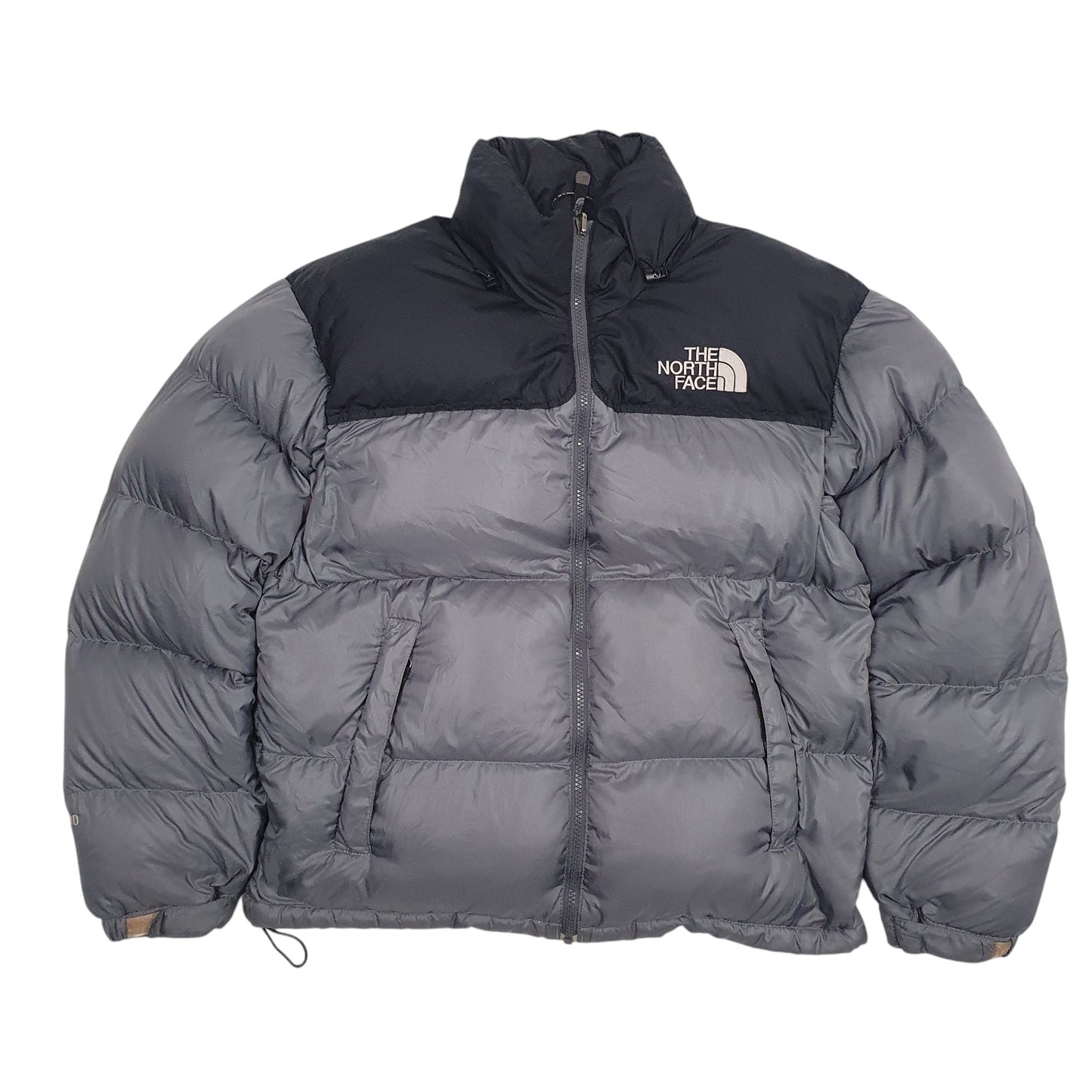 Mens Grey The North Face Nuptse 700  Coat