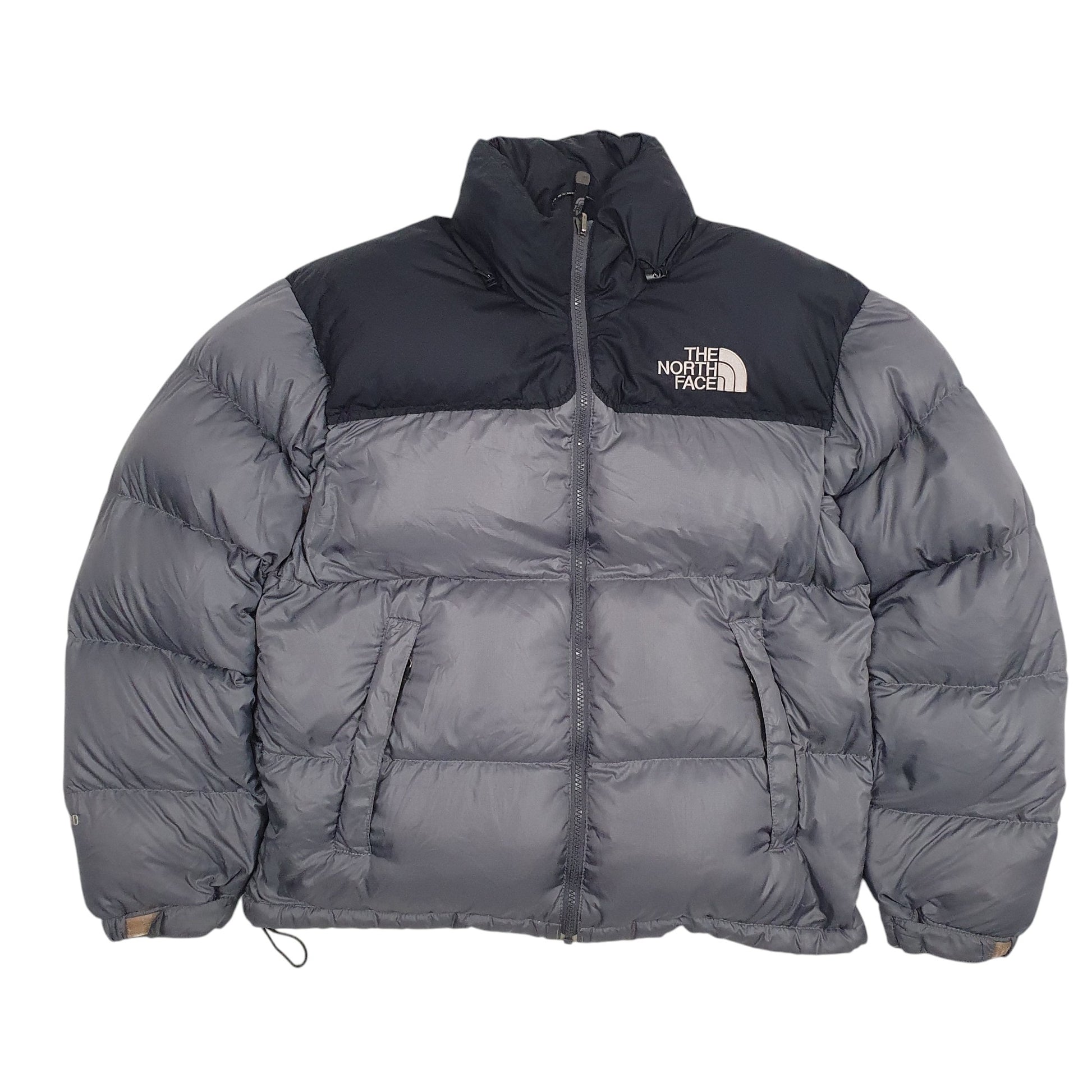 Mens Grey The North Face Nuptse 700  Coat