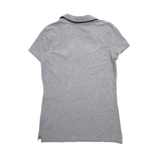 Womens Grey Tommy Hilfiger  Short Sleeve Polo Shirt