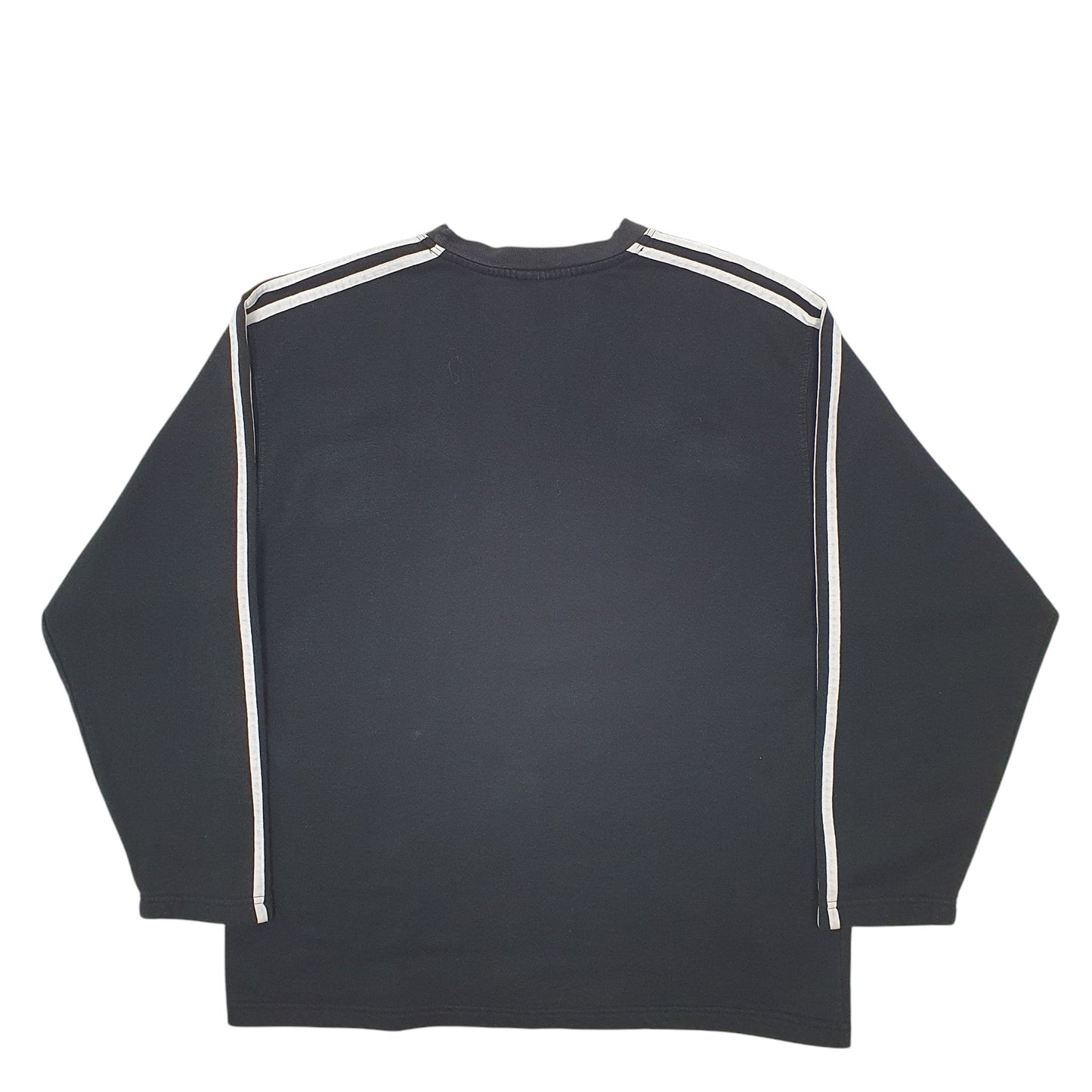 Mens Black Adidas Vintage 90's Crewneck Jumper