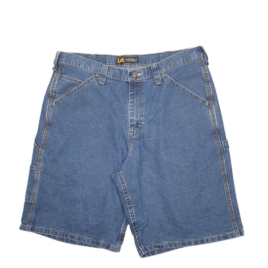 Mens Blue Lee  Carpenter Shorts