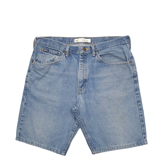 Mens Blue Lee  Denim Shorts