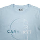 Womens Blue Carhartt Loose Fit Short Sleeve T Shirt
