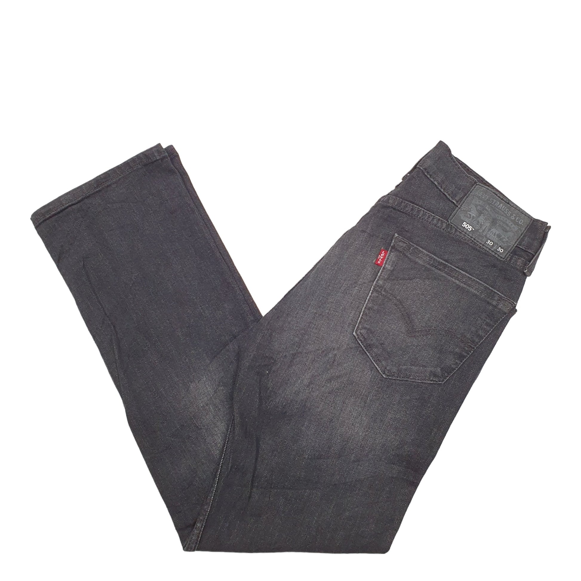 Mens Black Levis  505 JeansW30 L30