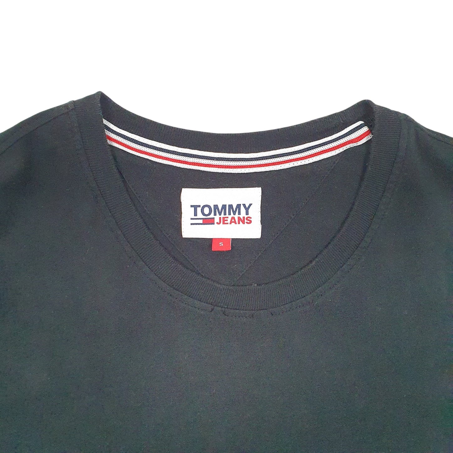 Mens Black Tommy Hilfiger  Short Sleeve T Shirt