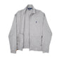 Mens Grey Polo Ralph Lauren Estate Rib Full Zip Jumper