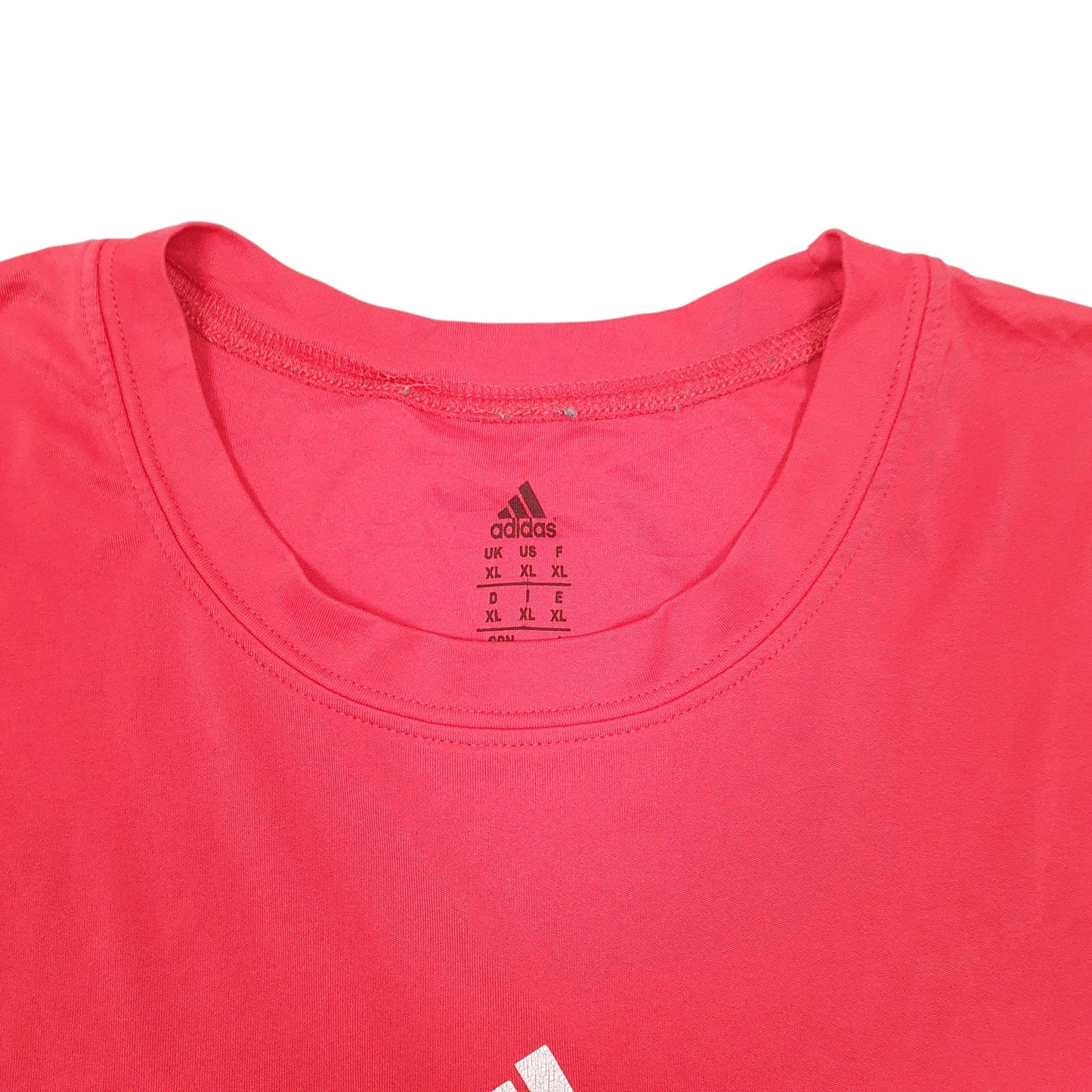 Mens Red Adidas Michigan School Football USA Short Sleeve T Shirt