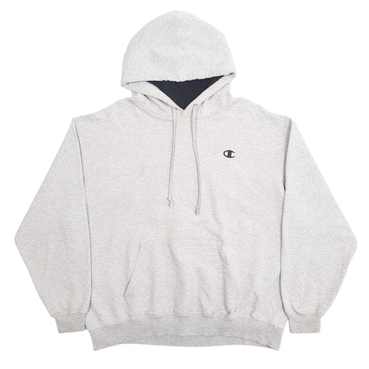 Mens Grey Champion  Hoodie Jumper