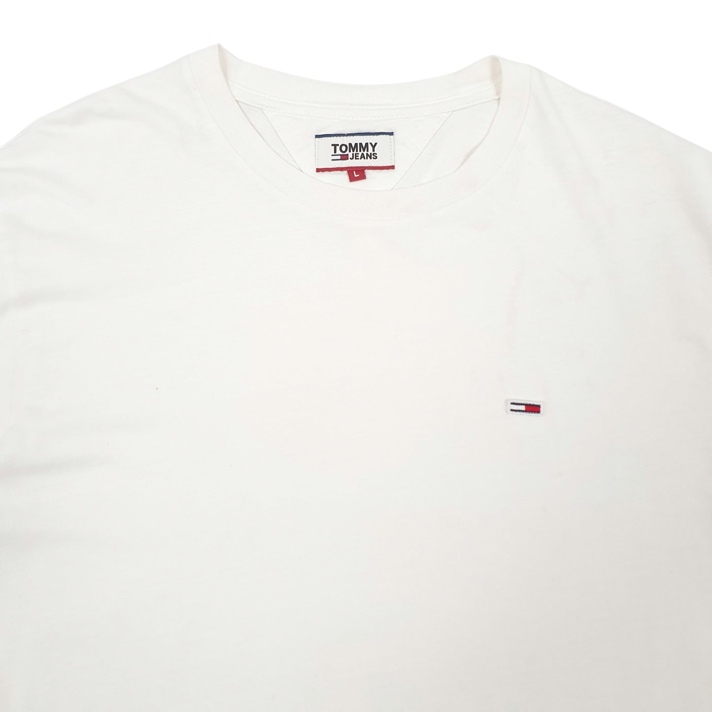 Mens White Tommy Hilfiger  Short Sleeve T Shirt