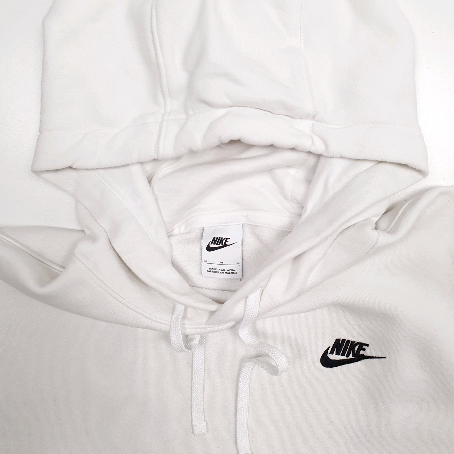 Mens White Nike  Hoodie Jumper