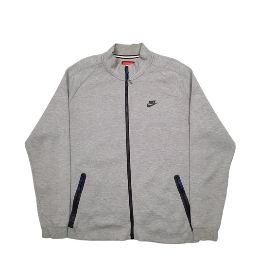 Mens Grey Nike Active Full Zip Jumper