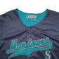 Mens Blue MLB MLB Baseball Jersey Seattle Mariners Short Sleeve T Shirt