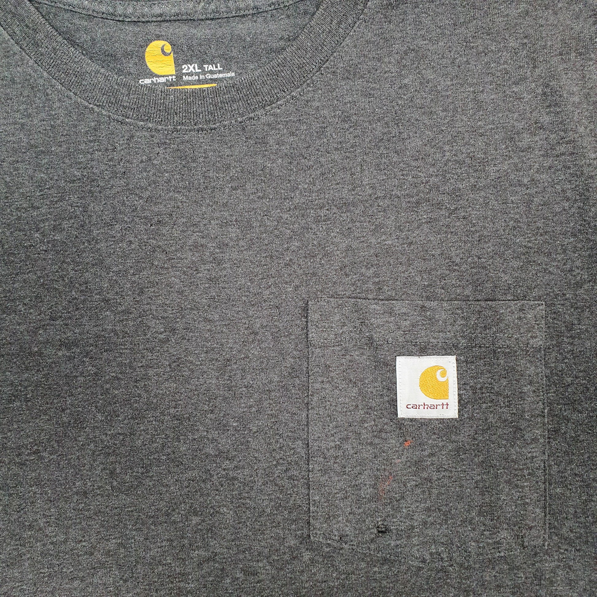 Mens Grey Carhartt  Long Sleeve T Shirt