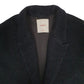 Mens Navy Pull & Bear Overcoat Trench  Coat