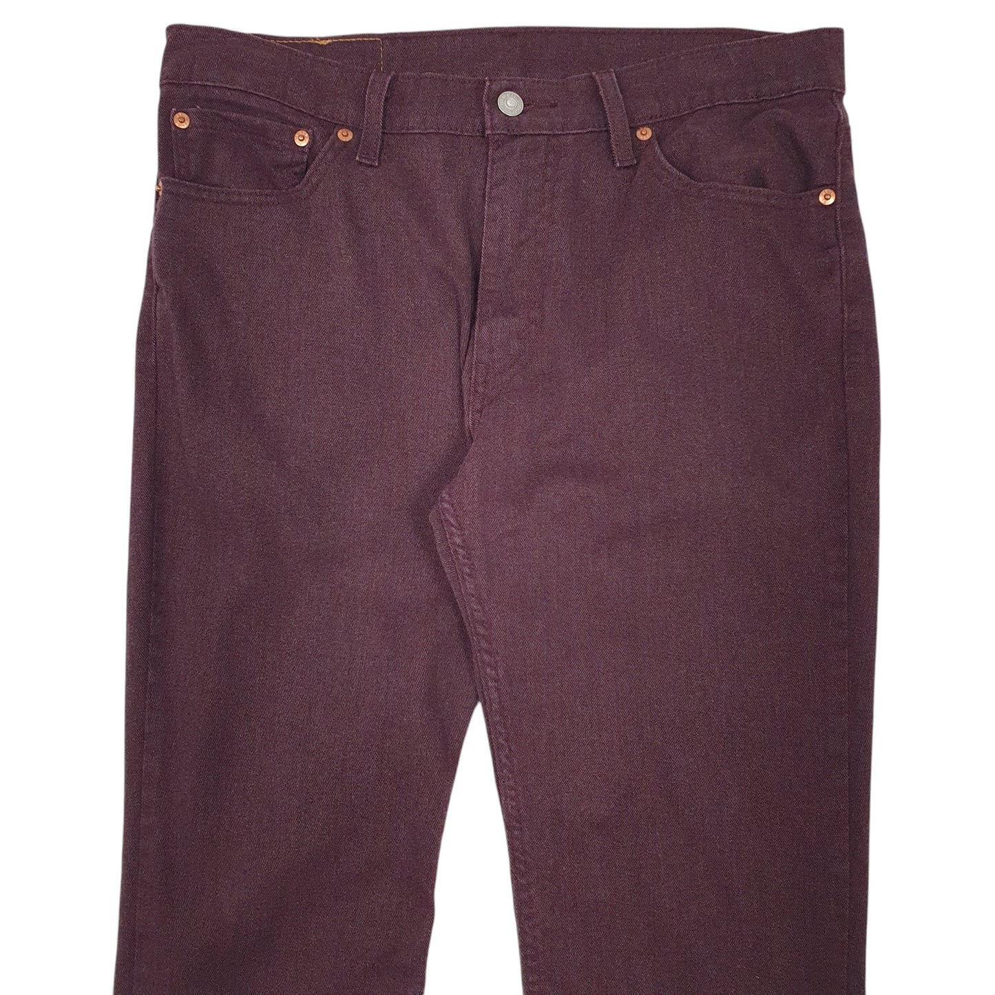 Mens Burgundy Levis  Chino Trousers
