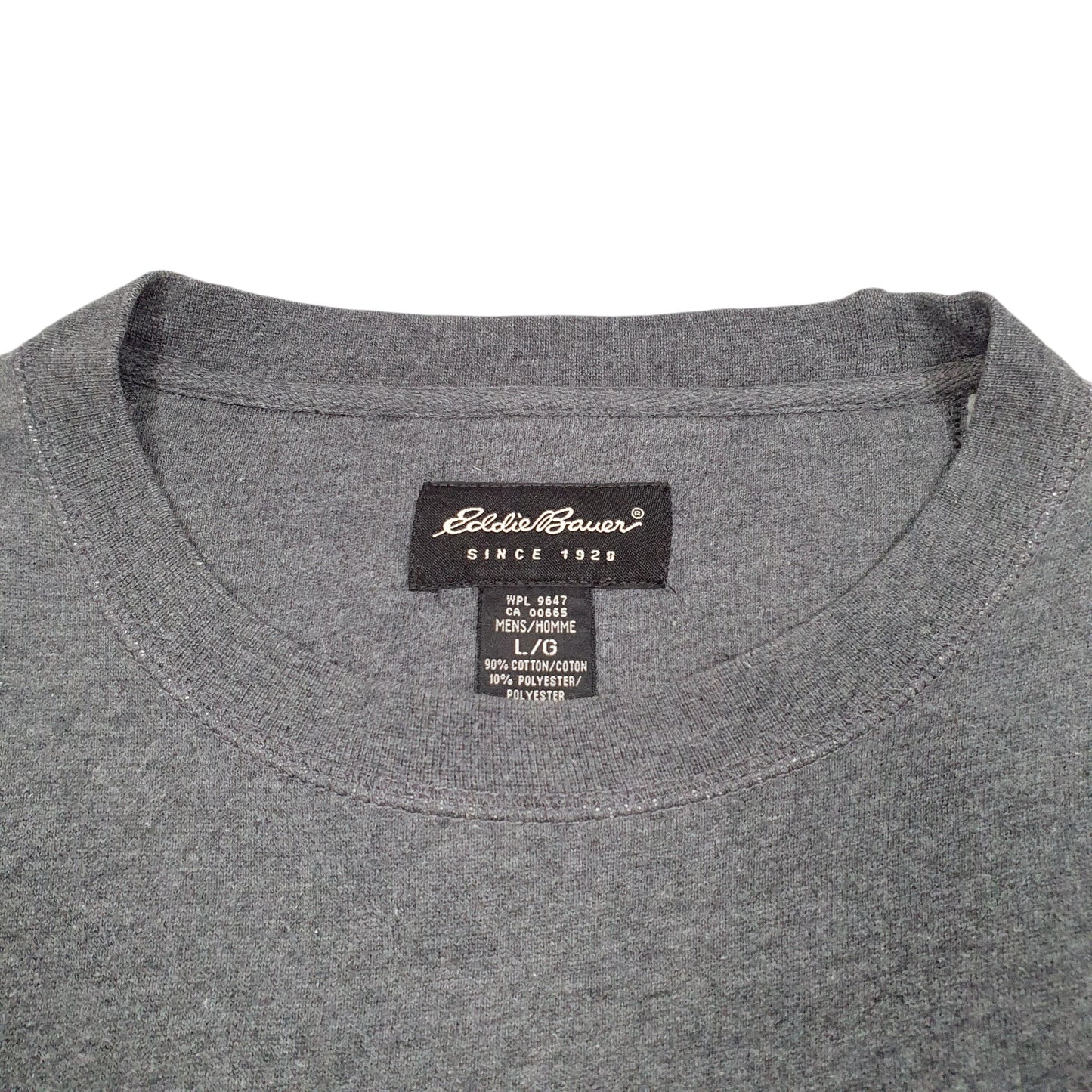 Mens Grey Eddie Bauer  Crewneck Jumper