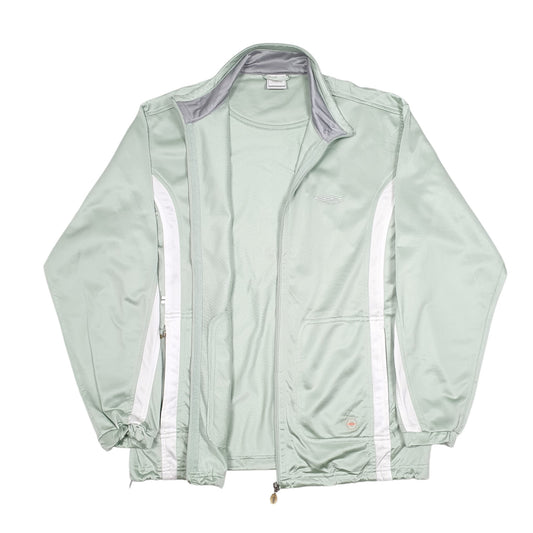 Mens Green Umbro Track Top Active Full Zip Jumper