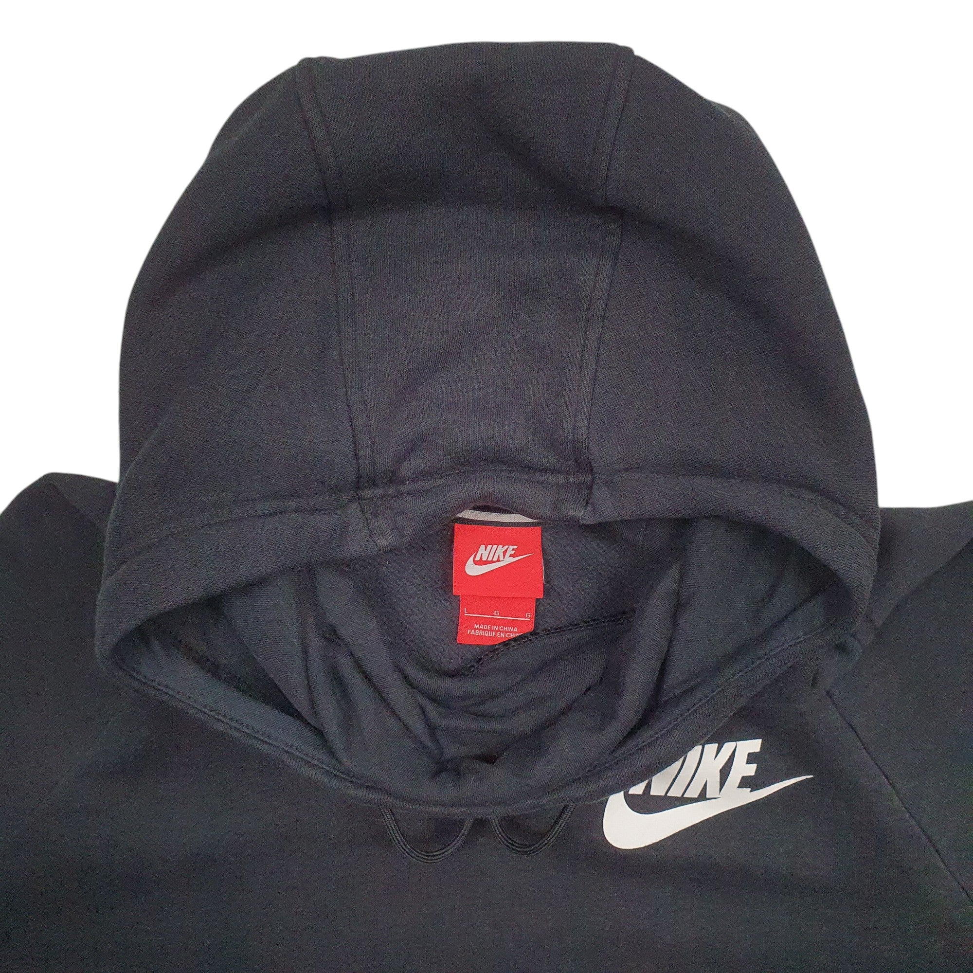 nike black oversized hoodie