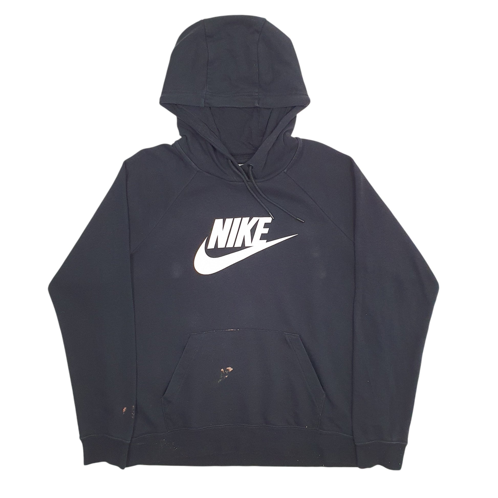 Womens Black Nike Spellout Hoodie Jumper