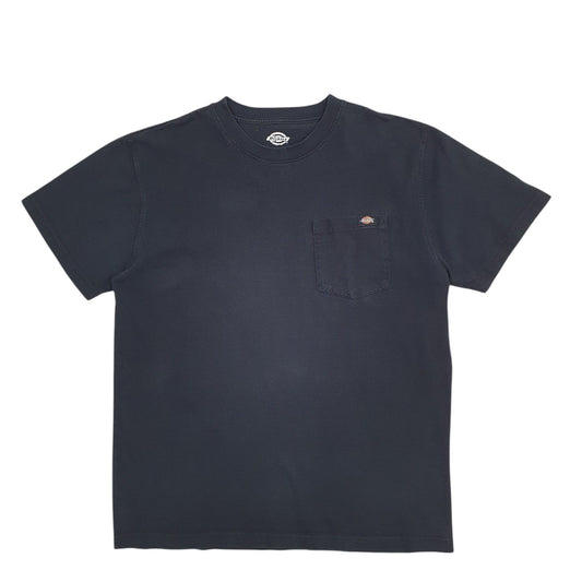 Mens Black Dickies Pocket Short Sleeve T Shirt