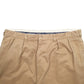 Mens Beige Polo Ralph Lauren Double Pleated Vintage 2000's Chino Trousers