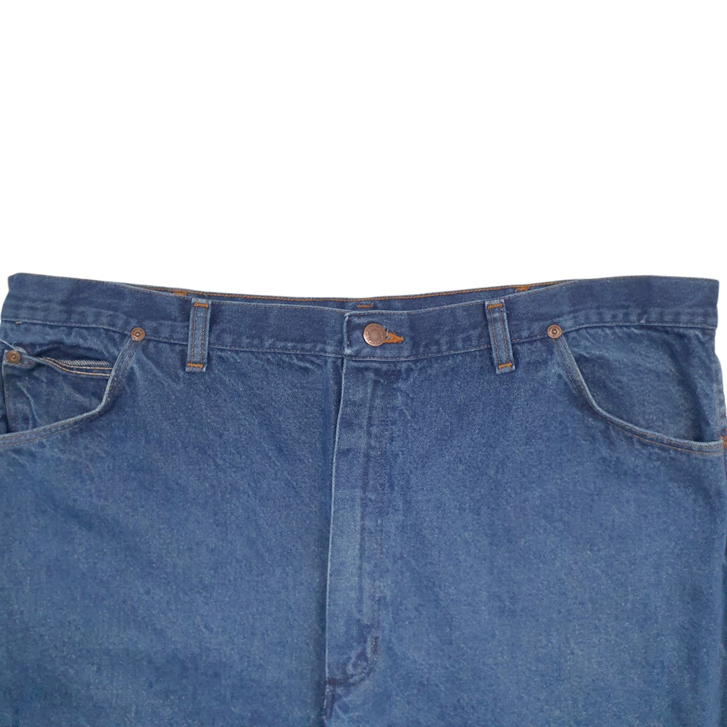 Mens Blue Wrangler Made In USA Vintage 70s 85223PW JeansW42 L32