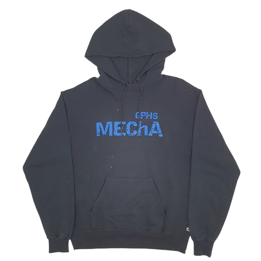 Mens Black Champion GPHS Mecha Spellout Hoodie Jumper