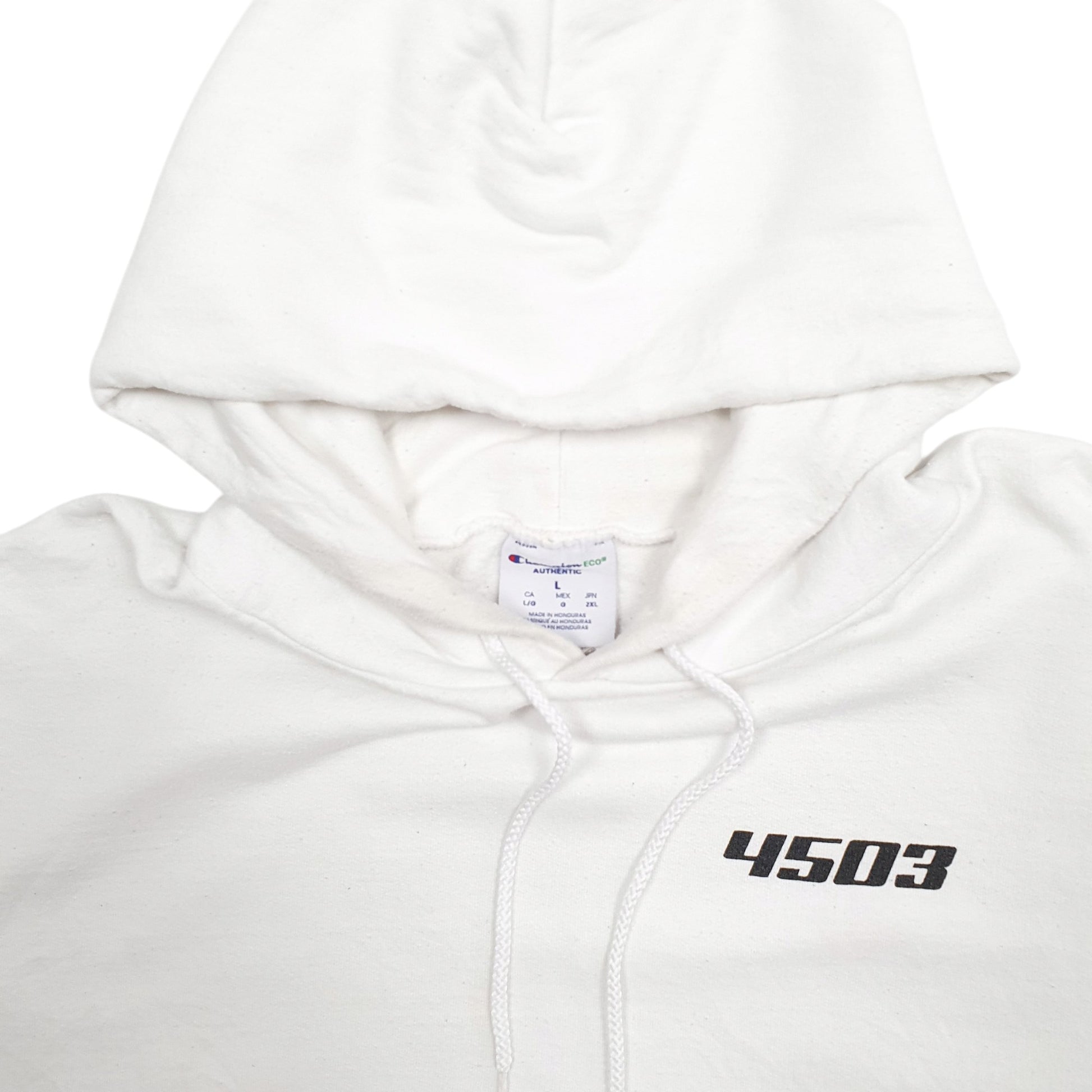 Mens Champion White Hoodie 4503 Jumper L – Bundl Clothing