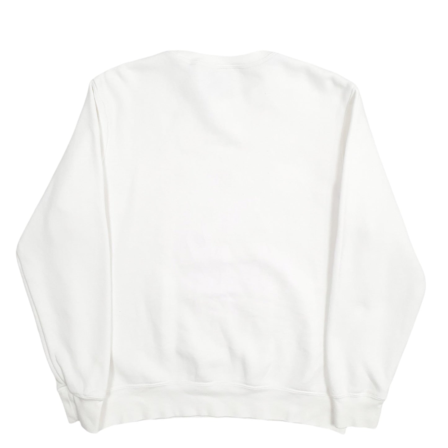 Mens White Nike Chain Crewneck Jumper